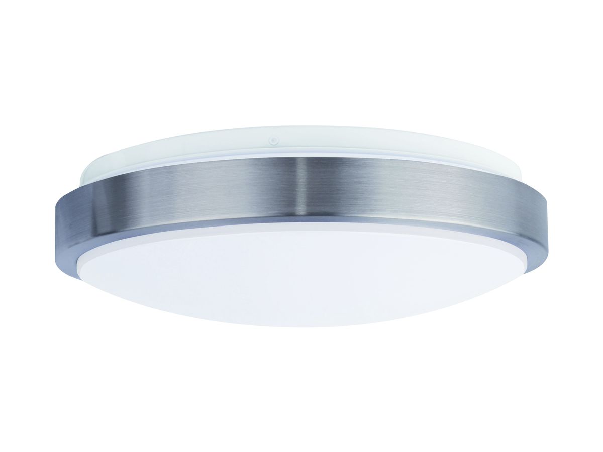 LED-Deckenleuchte DOTLUX LUNAsilver 36W 3500lm 830/840/857 IP44 Ø490 Silber