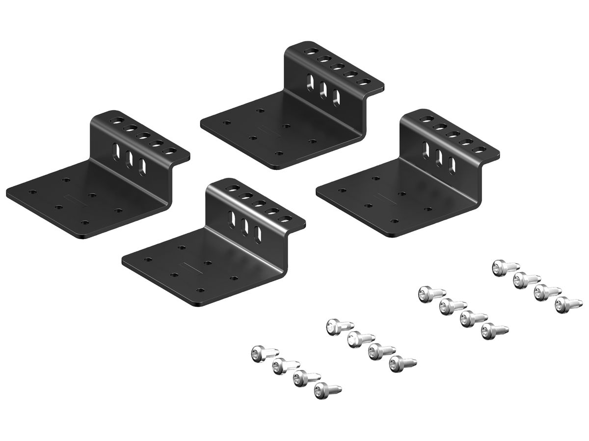 Montagewinkel Rittal VX 5302.160 für VX IT 600mm schwarz 4Stk