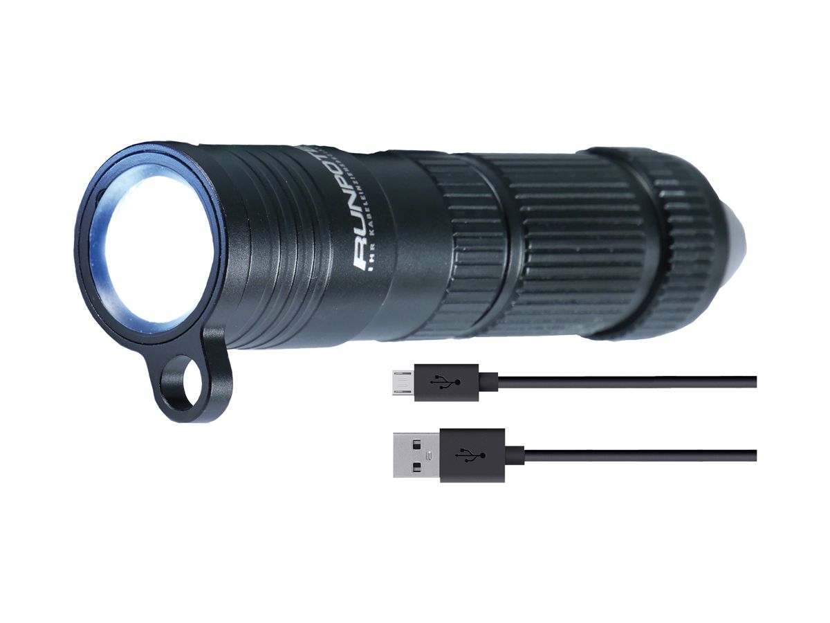 LED Hochleistungslampe Runpo-Cam Akku 320lm Micro-USB IP67
