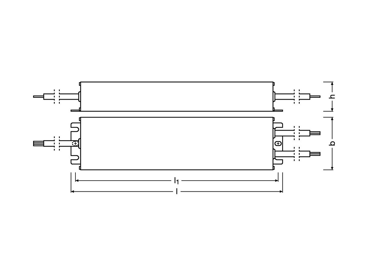 LED-Konverter OTi DALI 210/220…240V/24V 1…4 CH 210W 24VDC 330×69×37mm