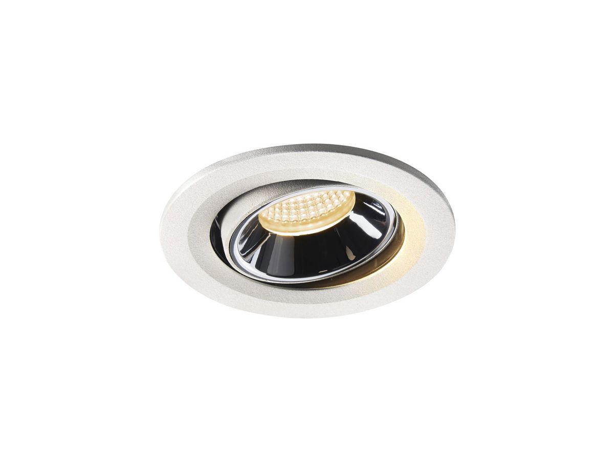 EB-LED-Downlight SLV NUMINOS MOVE S, 8.6W 250mA 690lm 2700K 40° ws/chr