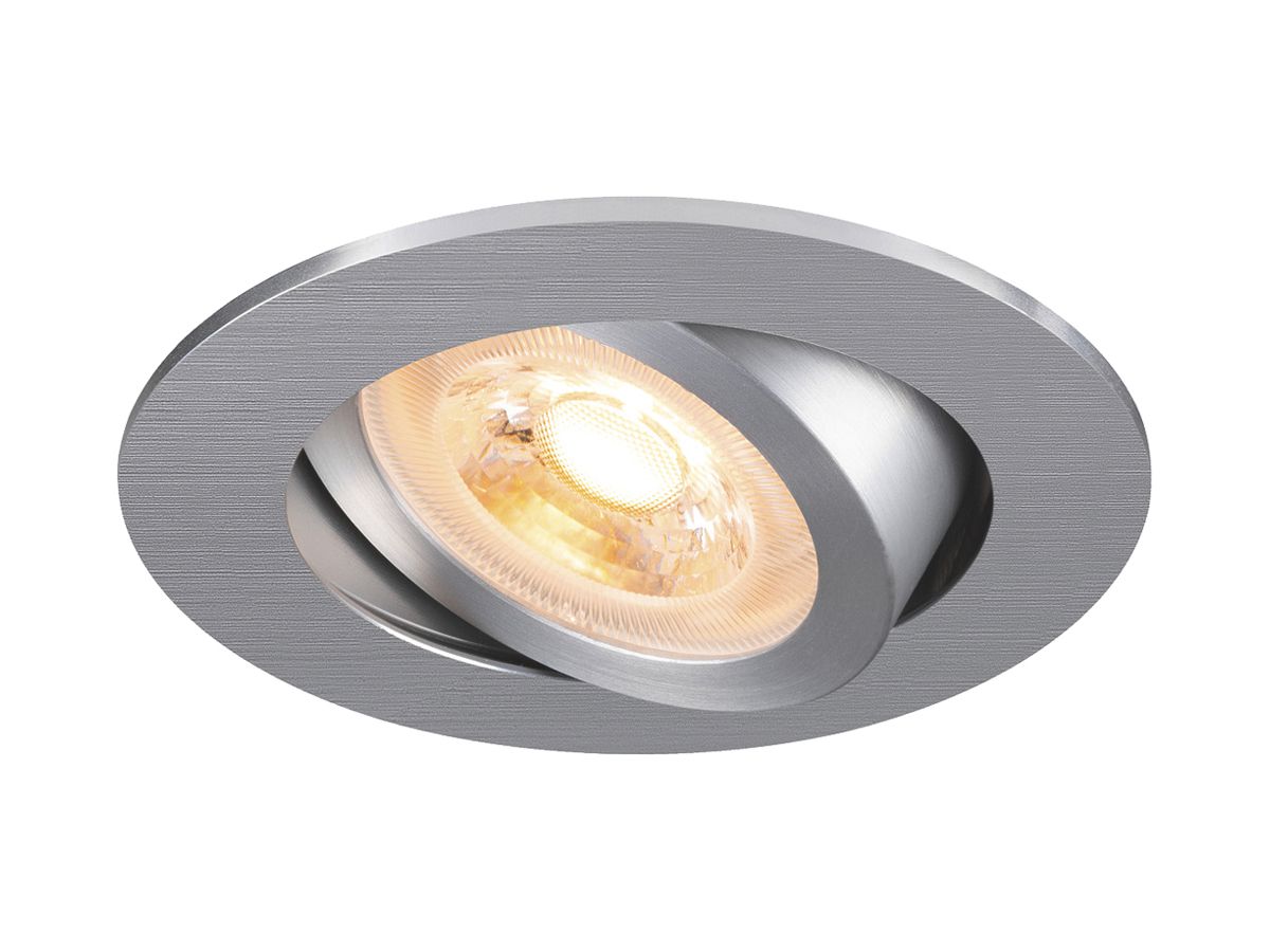 LED-Downlight SLV NEW TRIA 68 GU10 1×10W DIM Ø82mm Silber