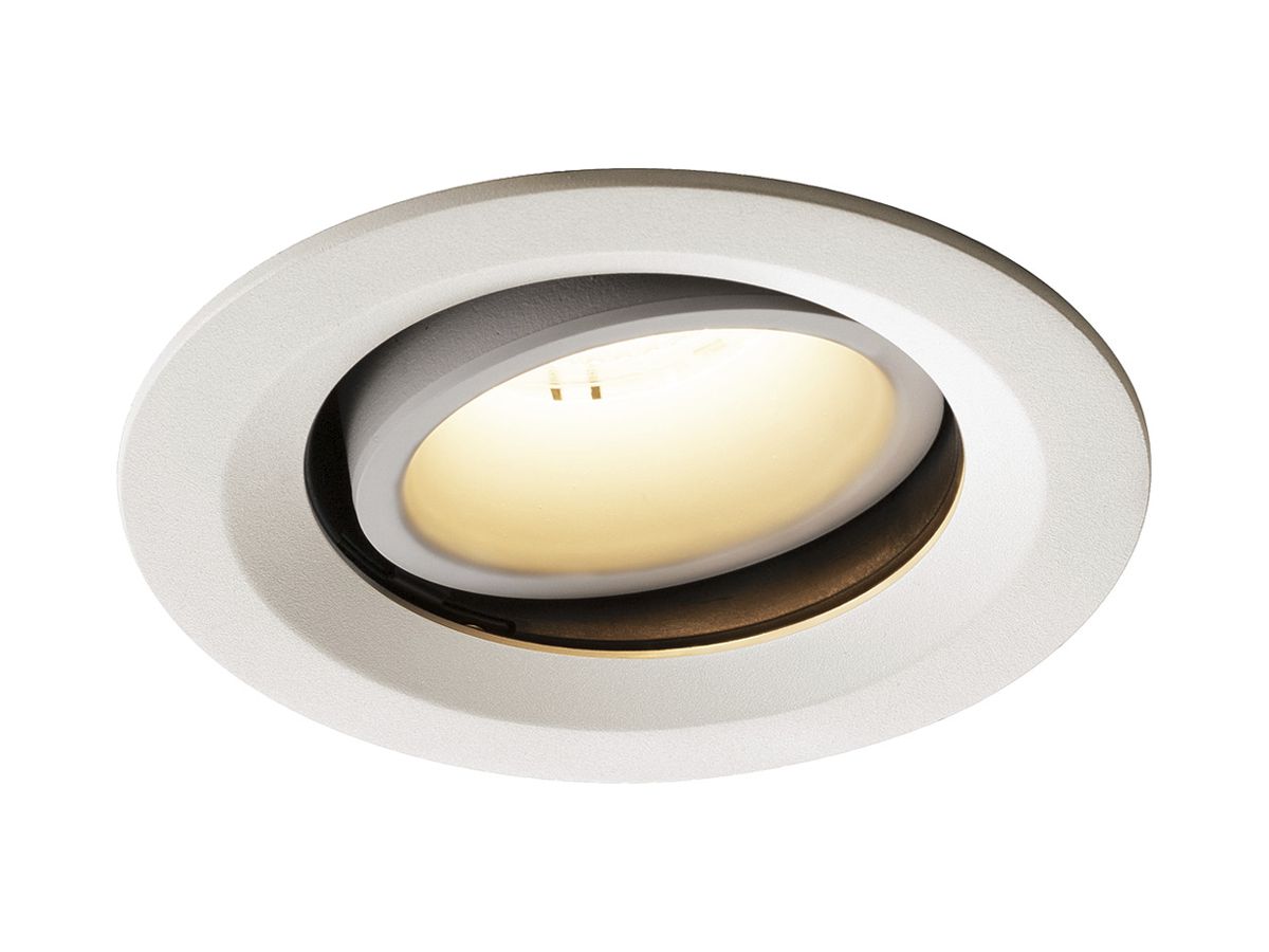 LED-Downlight SLV NUMINOS MOVE M 17.5W 1600lm 3000K 20° DIM Ø135×81mm ws/ws