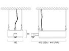 LED-Hallenstrahler Sylvania KubiXx WIDE PIR 54W 9300lm 840 IP65 DIM 412×190