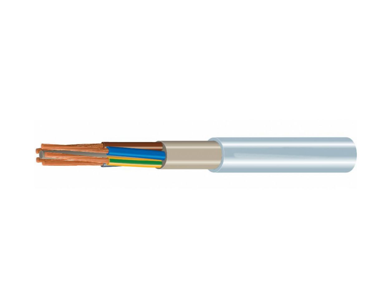 FE0-Kabel 10×1.5mm² 9LPE grau Dca