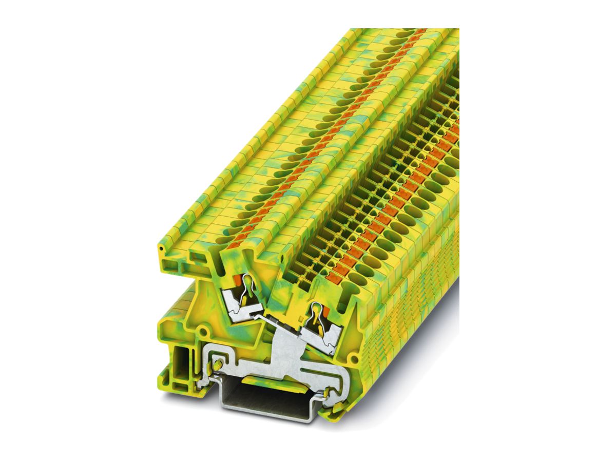 Reihenklemme 0.14…4mm² grün-gelb Push-in-Anschluss PTI 2.5-PE