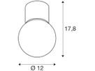 Deckenleuchte SLV VARYT E14 1×0…6W IP44 Ø120mm Kupfer