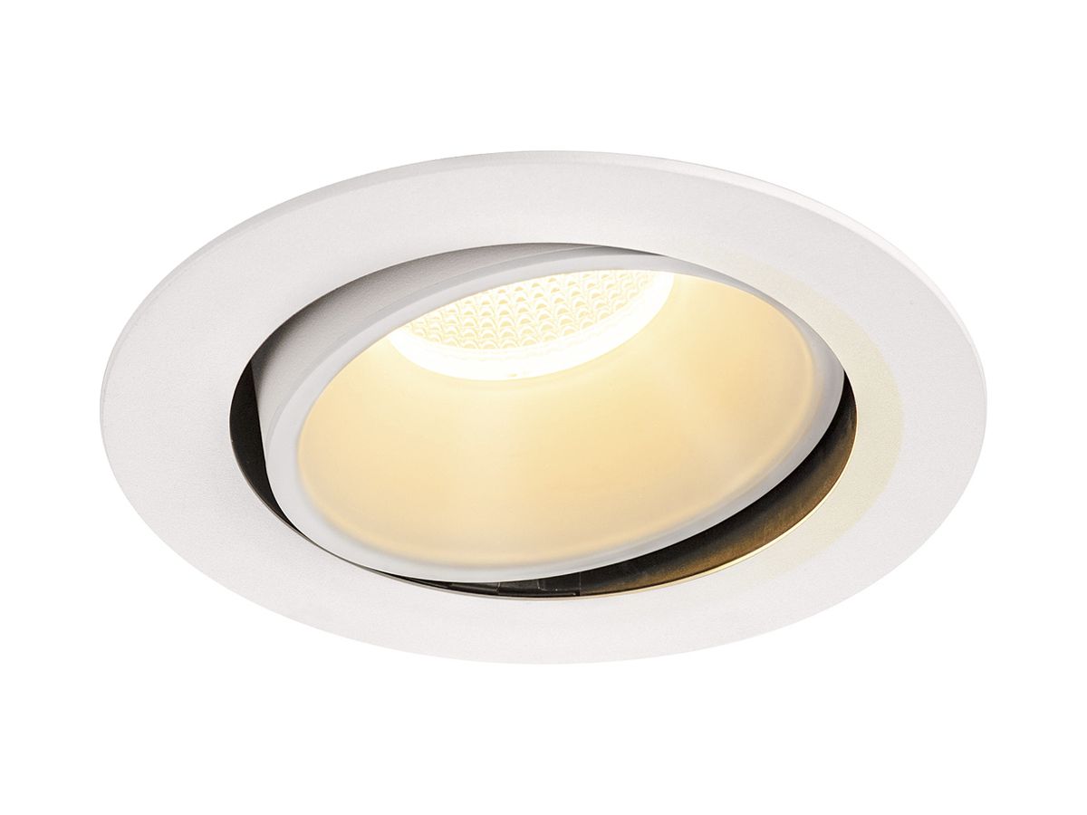 LED-Downlight SLV NUMINOS MOVE XL 37.4W 3550lm 3000K 20° DIM Ø190×118mm ws/ws