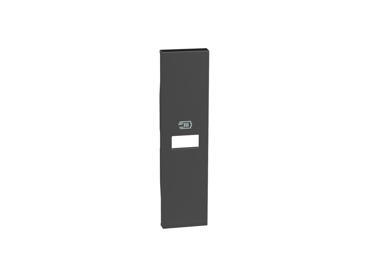 Abdeckung Legrand Living Now 1×USB 22×86×7mm schwarz IP20