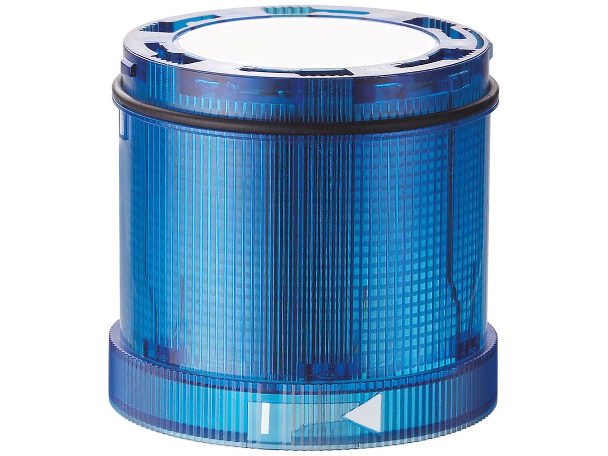 Blitz- und Dauerleuchte WERMA TwinFLASH Classic, 24VDC, 70mm, blau