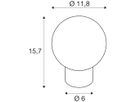 Tischleuchte SLV TINY SUN G9 1×0…3.6W Kupfer