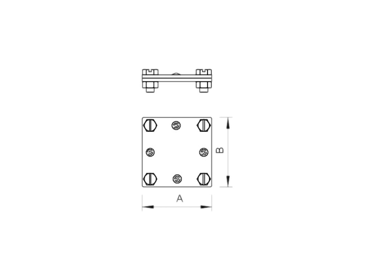 Kreuzverbinder Bettermann 30mm