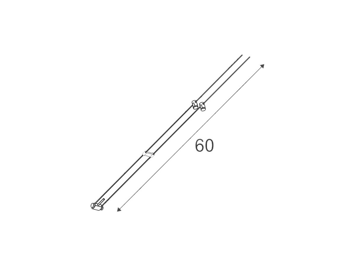 Seilleuchte SLV für TENSEO, GX5.3 35W IP20 weiss