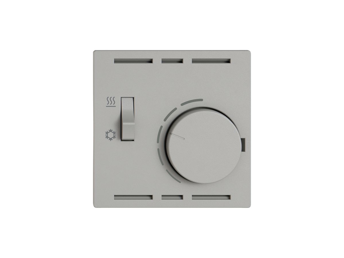 Montageset EDIZIO.liv SNAPFIX® f.Thermostat mit Schalter Heizen/Kühlen hgu