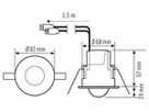 EB-Bewegungsmelder ESYLUX MD-CE 360i/8 WAGO, opal matt