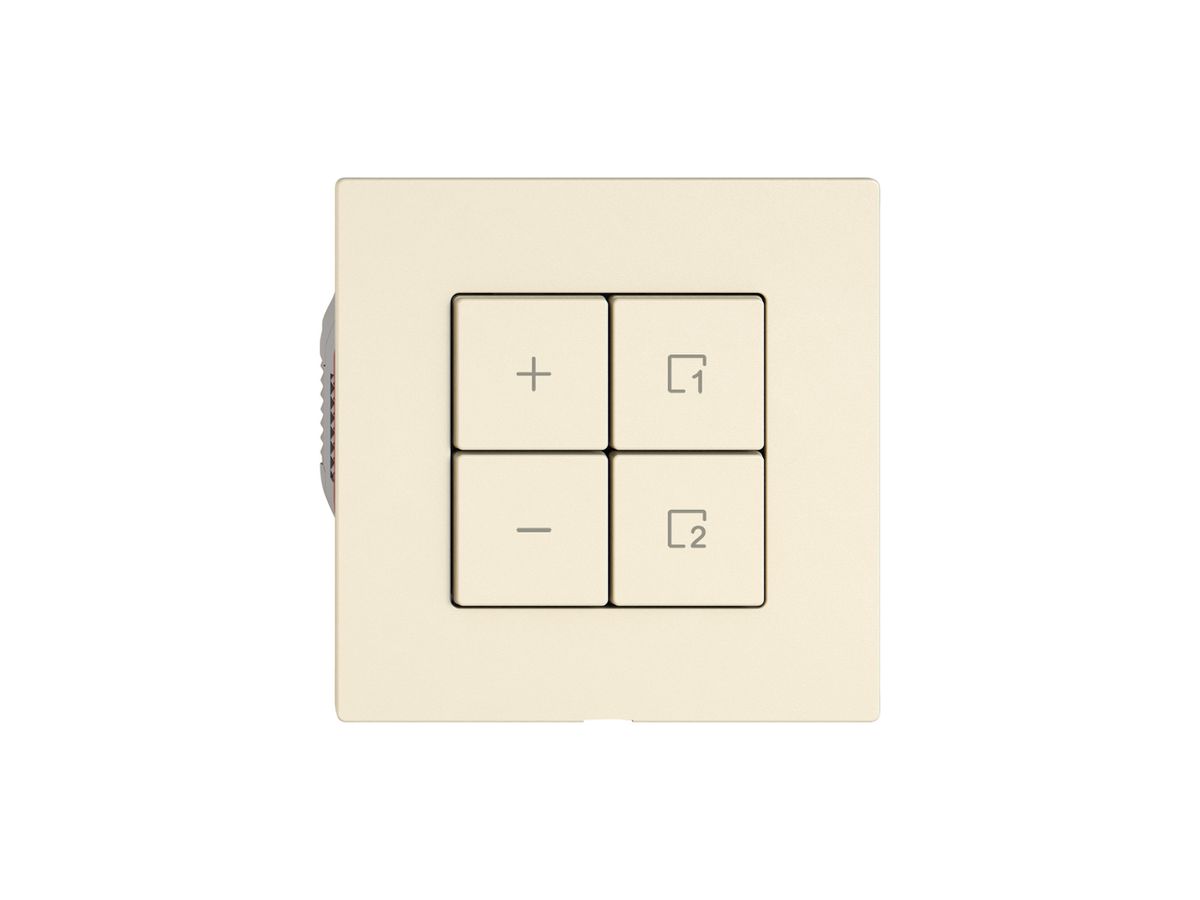 Nebenstelle Dimmer EDIZIO.liv Wiser SNAPFIX® 1 Szene 4 Tasten cr