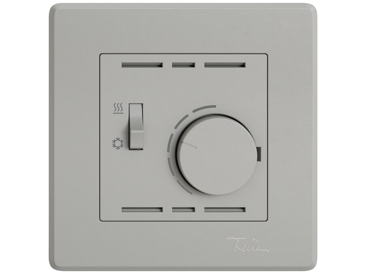 UP-Raumthermostat EDIZIO.liv SNAPFIX® m.Schalter Heizen/Kühlen 230VAC 50Hz hgu