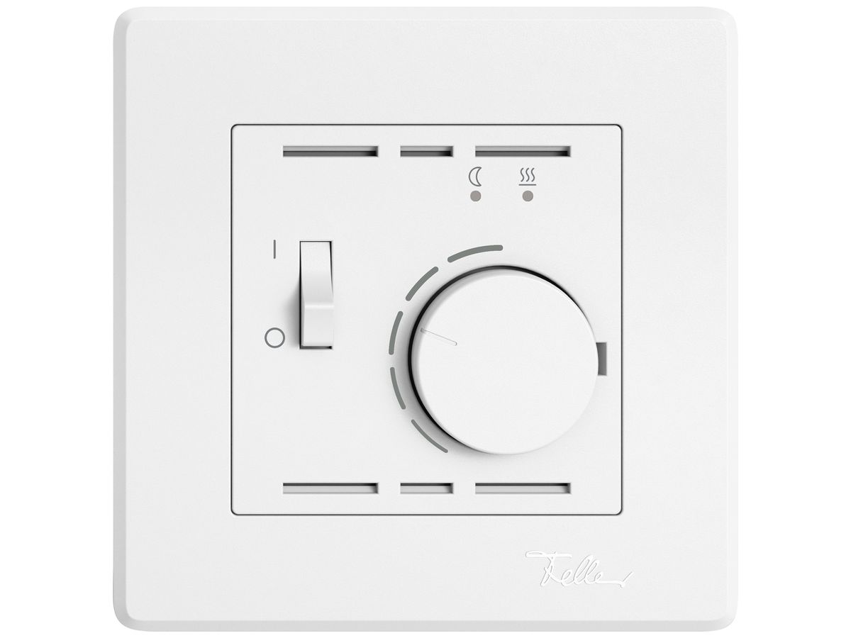 UP-Raumthermostat EDIZIO.liv SNAPFIX® m.Temperaturbegr.f.Bodenheizungen ws