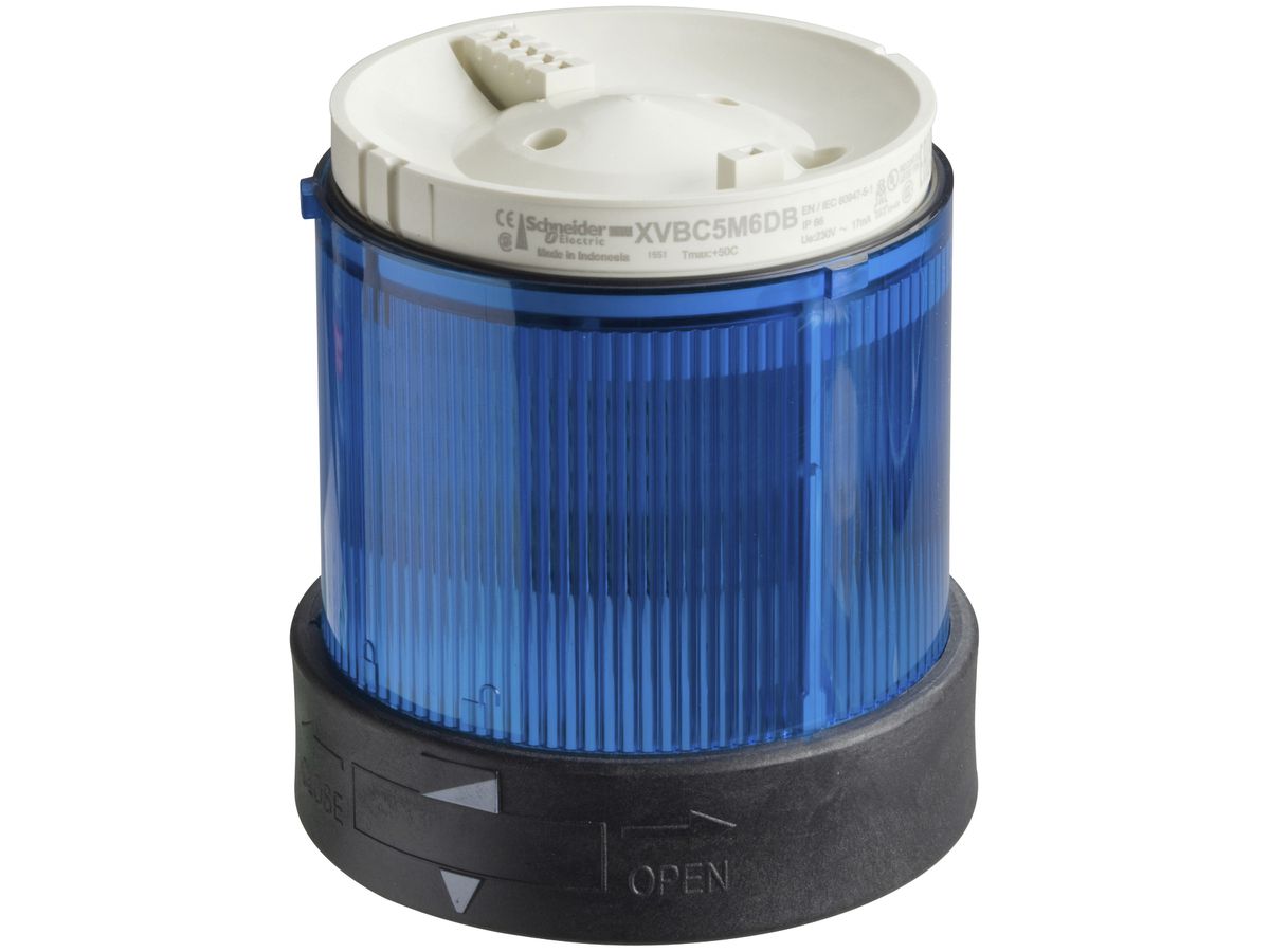 Leuchtelement mit LED 24V blau