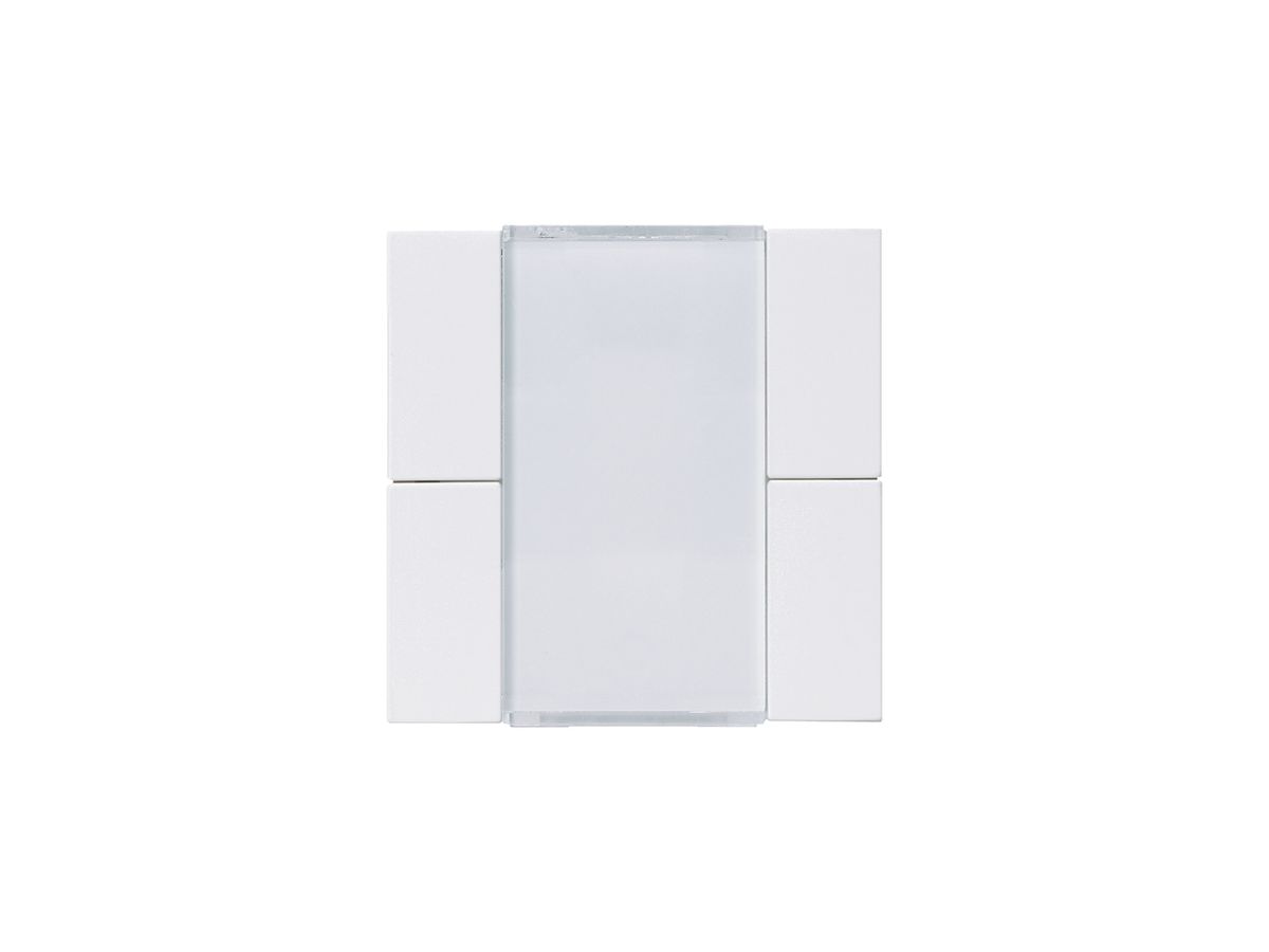 Tasterfront Hager basico KNX 4-fach weiss 45×45mm