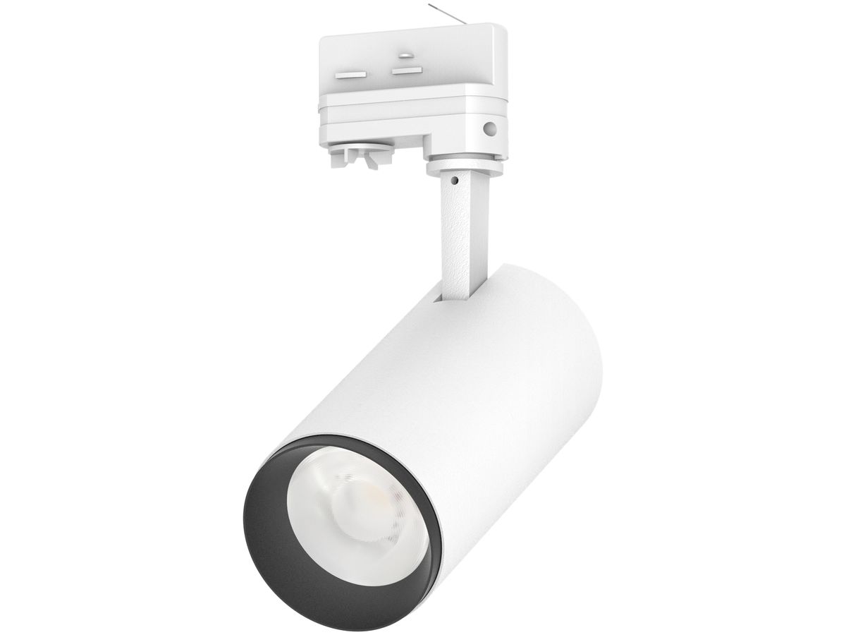 LED-Strahler DOTLUX SLIMtrack-eco 25W 2500lm 4000K 36° Ø85mm weiss