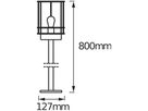 Wegeleuchte LDV ENDURA CLASSIC POST E27 826mm Edelstahl