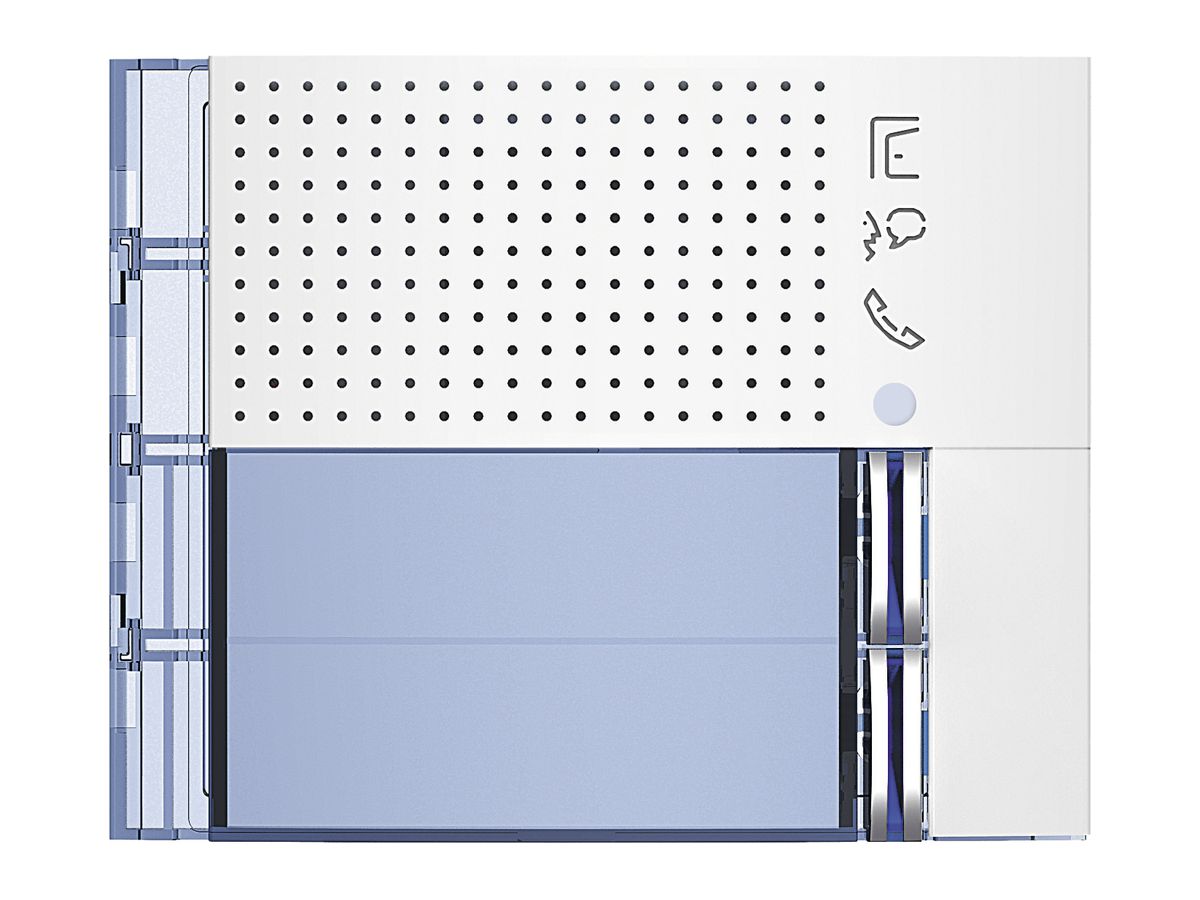 Frontblende für Tür-L-S-Modul Sfera mit 2 Ruftasten weiss