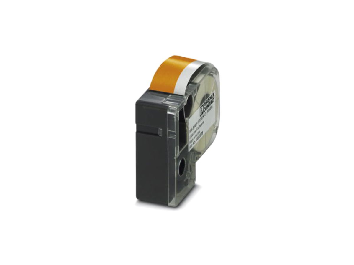 Endlos-Etikette MM-EMLF 10mm×8m orange-sz flexibel für THERMOFOX