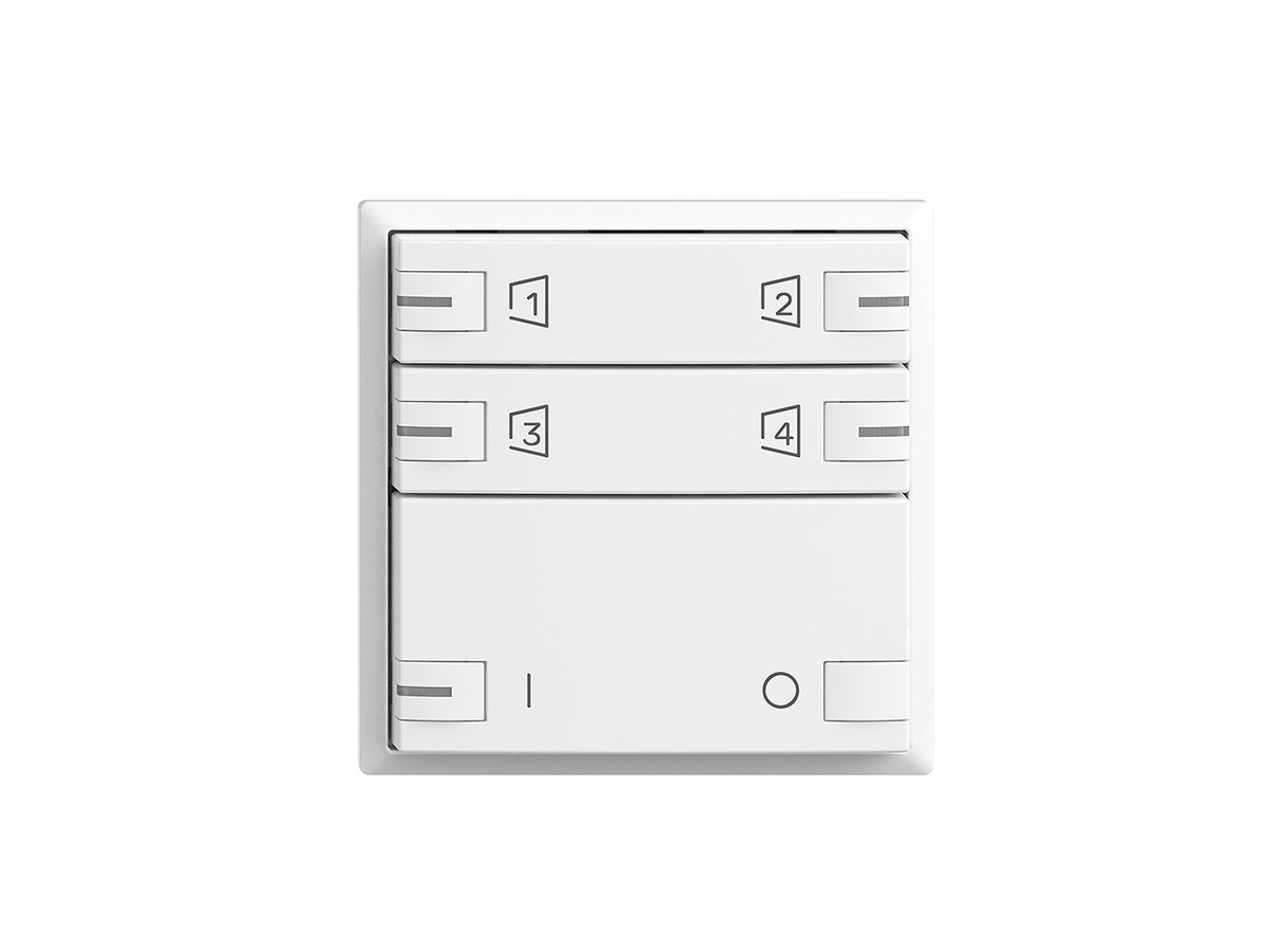 Montageset EDIZIOdue zeptrionAIR, WLAN, ON/OFF, RGB-LED, 2×Taste, 2×Bedienung ws