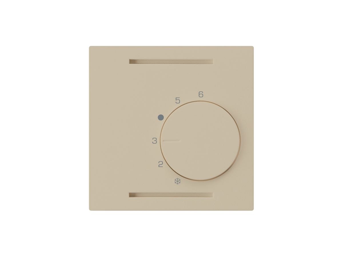 UP-Frontset kallysto beige für Raumthermostat ohne Schalter