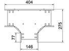 T-Stück BET RT 110×150mm Stahl feuerverzinkt