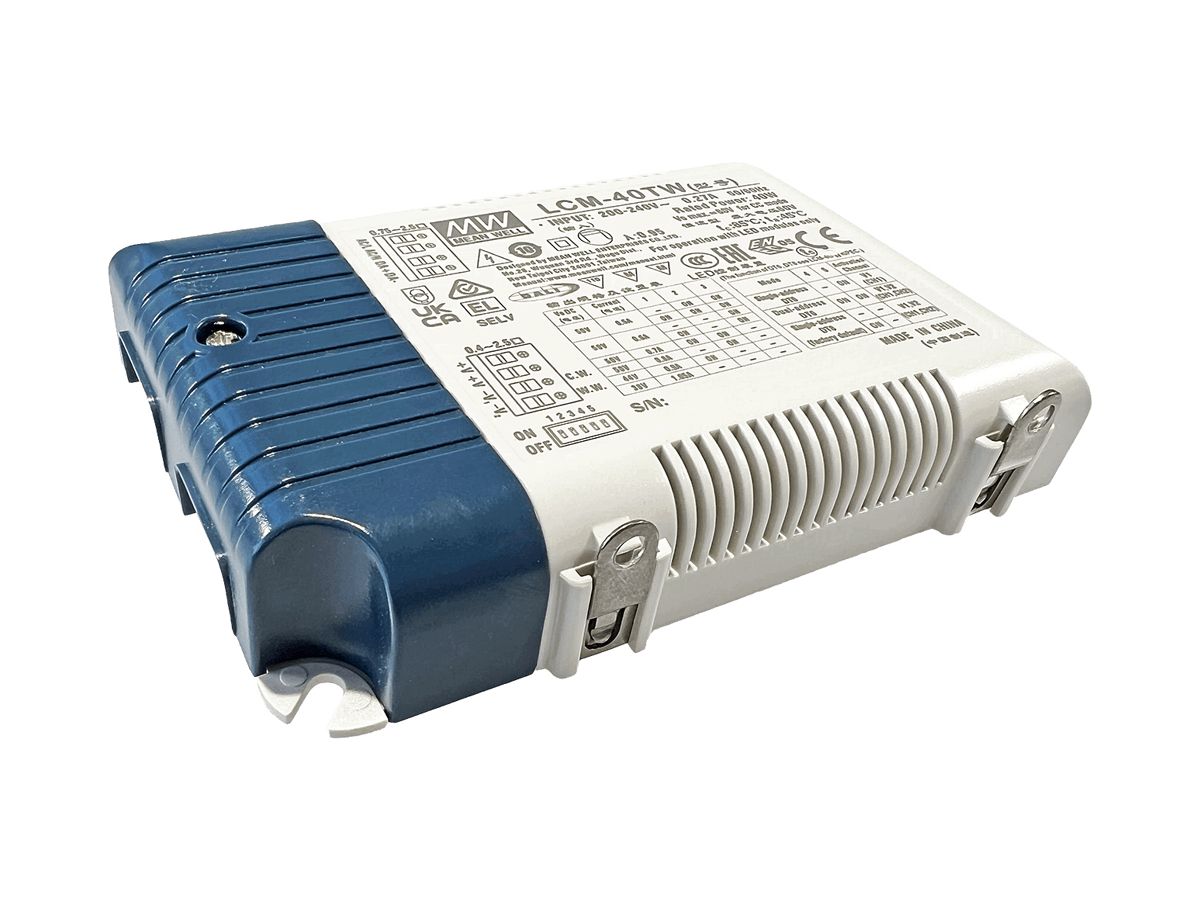LED-Konverter MEAN WELL LCM-40TW, 40W 500…1050mA 20…50VDC dimmbar DALI-2+TW