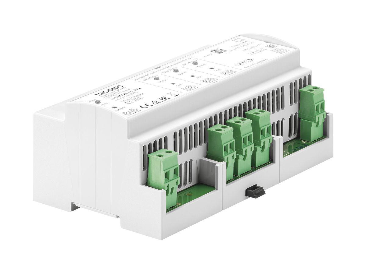 REG-Steuergerät Tridonic sceneCOM evo DALI-2 91×62×160mm