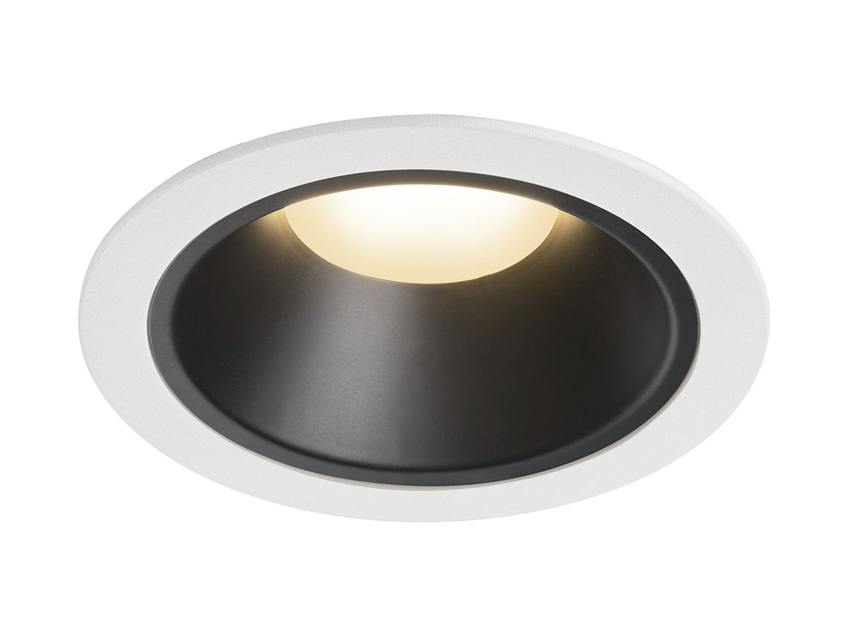 LED-Downlight SLV NUMINOS XL 37.4W 3300lm 3000K 55° DIM Ø160×108mm ws/sz