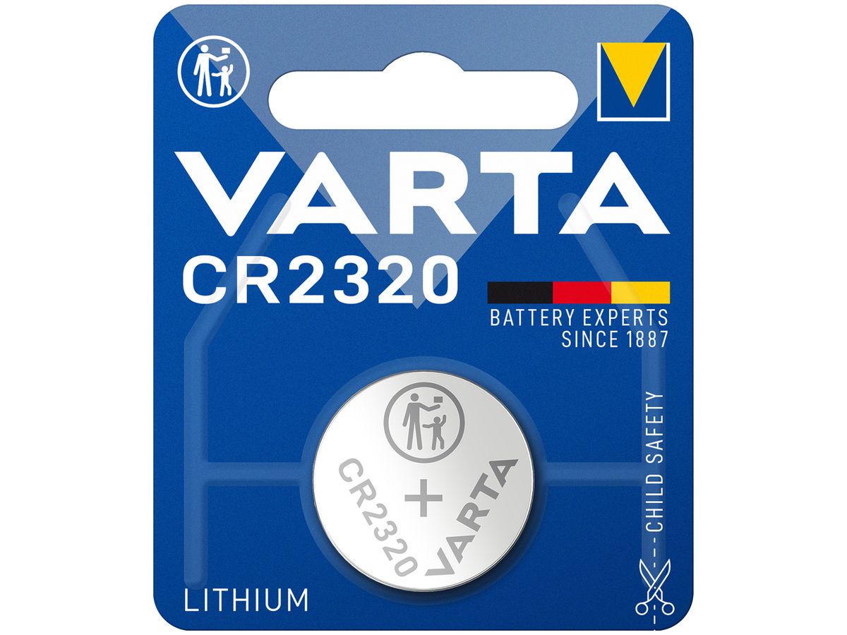 Knopfzelle Lithium VARTA Electronics CR2320 3V Blister à 1 Stück