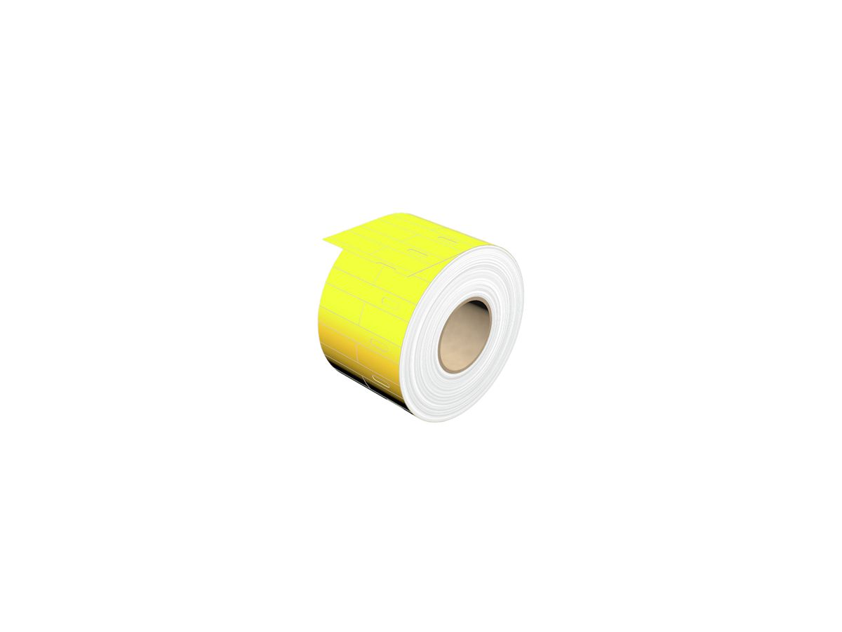 Etikette Weidmüller THM ET 12.8×31mm Polypropylen, gelb