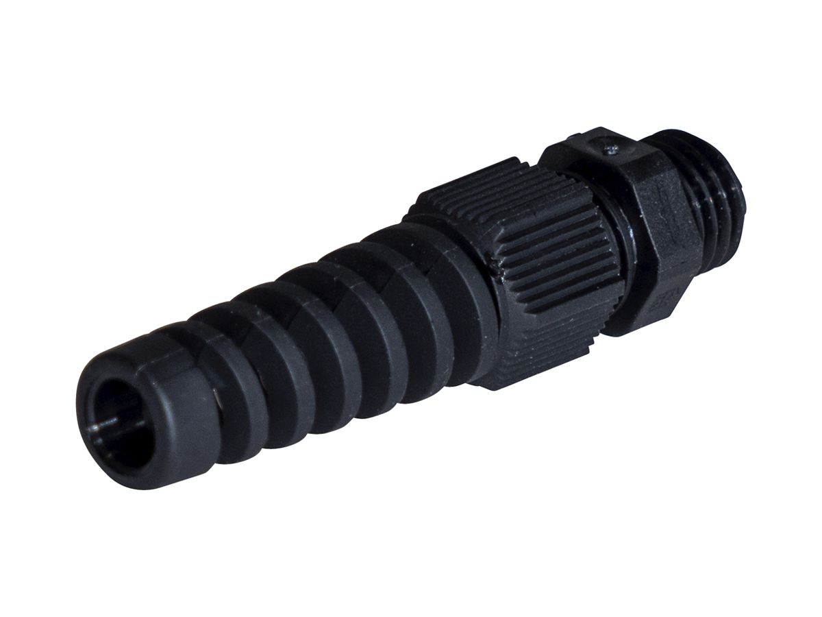 Kabelverschraubung PLICA-TEC-FLEX TYP-C, PG13.5 Kab.Ø7…12mm 10mm PA IP68 schwarz