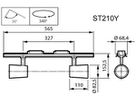 LED-Spot Philips StoreFit CL MB DALI 48W 2800lm 3000K weiss