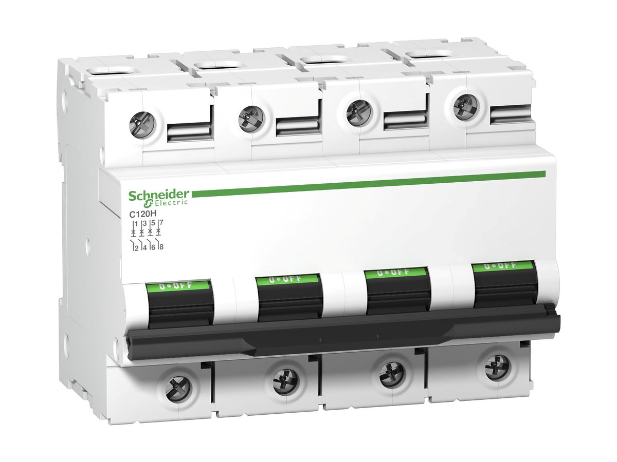 Leitungsschutzschalter Schneider Electric C120H 4P 80A C 15kA