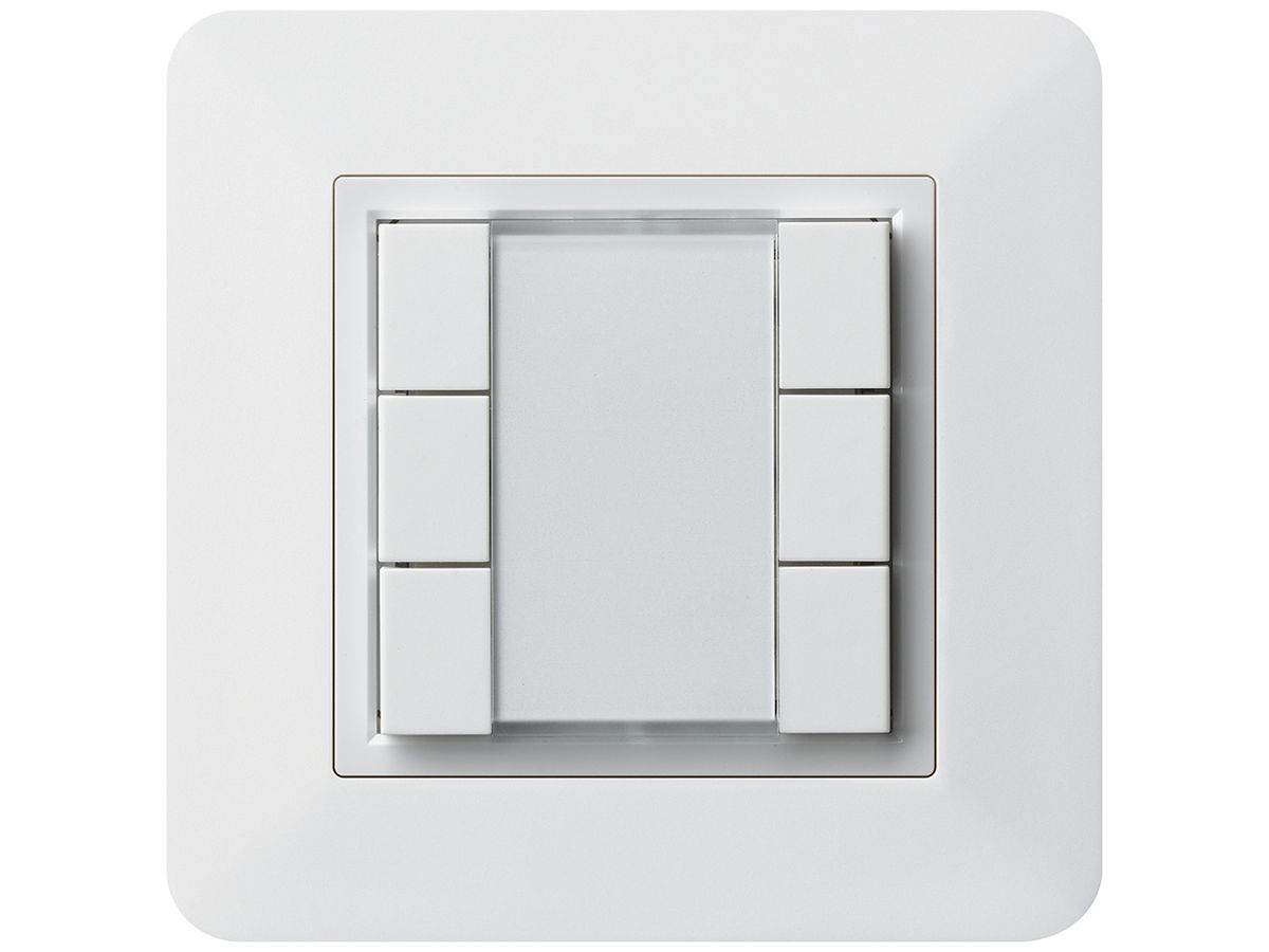 AP-Multifunktionstaster kallysto.trend KNX RF 6-fach weiss