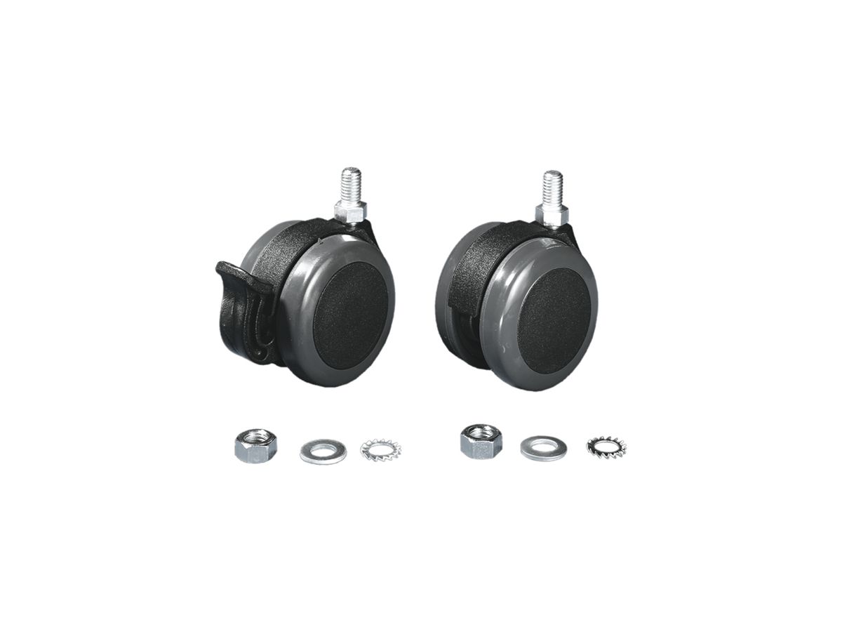 Transportrolle Rittal CP 7495.000 125mm Set für VX schwarz