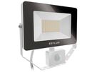 LED-Strahler ESYLUX AFL BASIC, 30W 3000K 3000lm 200×60×195mm IP65, weiss