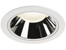 LED-Downlight SLV NUMINOS XL 37.4W 3750lm 4000K 55° DIM Ø160×108mm ws/Cr