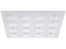 EB-LED-Deckenleuchte Sylvania Quadro 36W 4450lm 830 IP40 DIM 595×595mm weiss