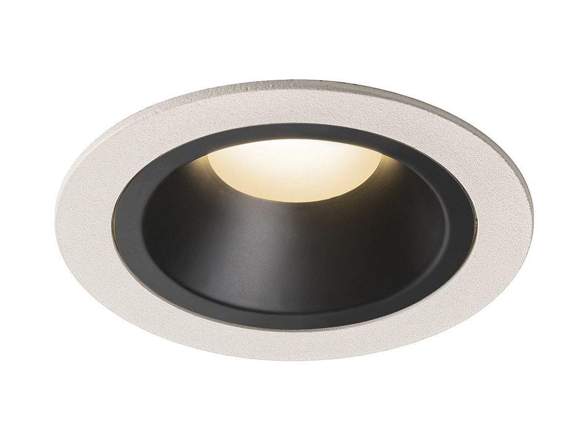 LED-Downlight SLV NUMINOS M 17.5W 1500lm 3000K 40° DIM Ø105×68mm ws/sz