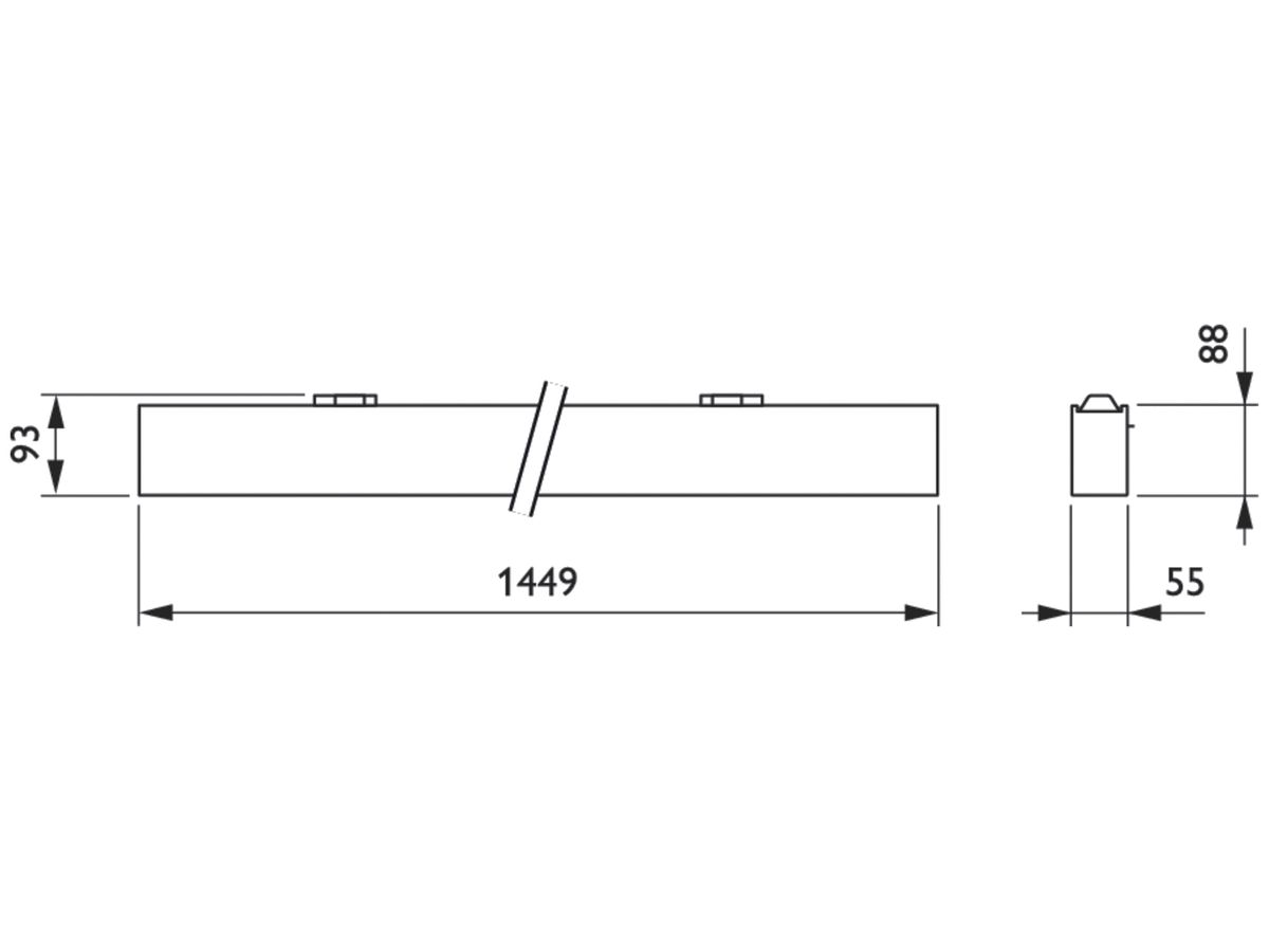 LED-Deckenleuchte Philips SM530C SEN 30.5W 4300lm 4000K Aluminium