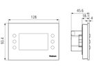 AP-Einzelraumregler KNX Theben VARIA 826 S weiss