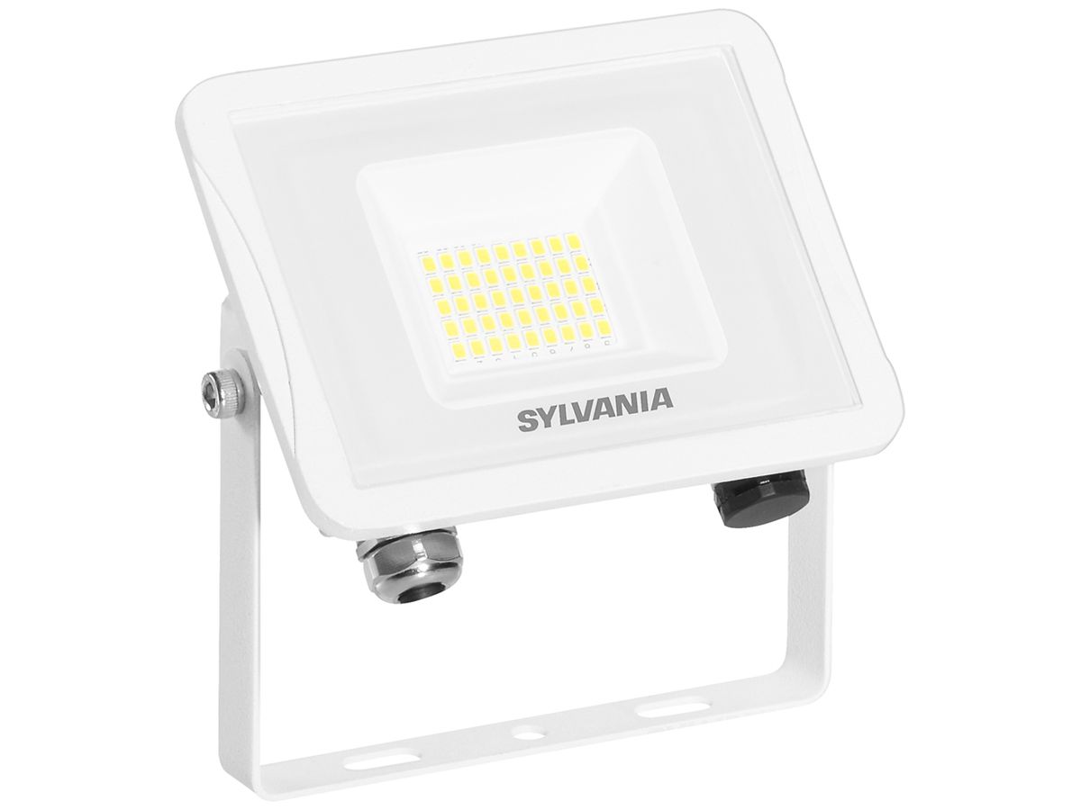 LED-Strahler Sylvania SylFlood 26W 3000lm 840 IP65 110° 122×156mm weiss