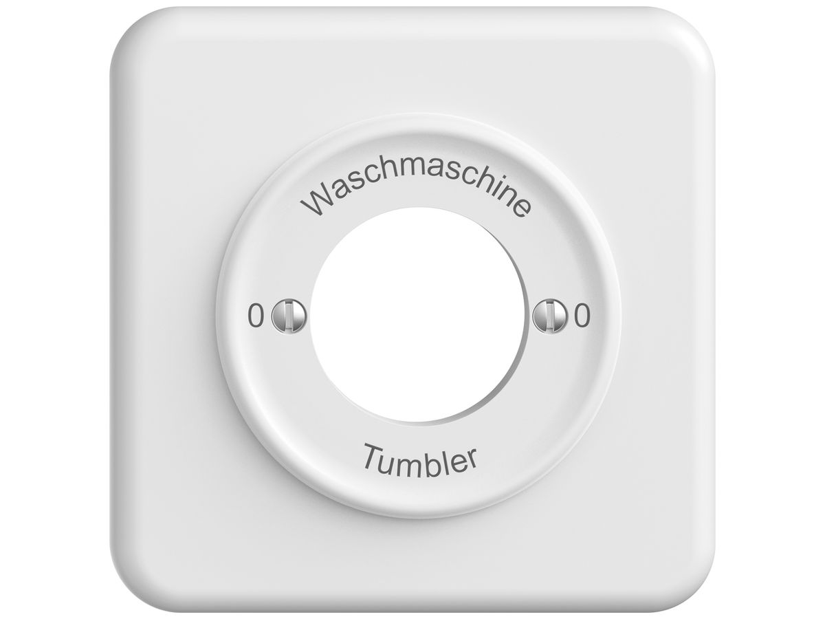 UP-Montageset STANDARDdue SNAPFIX® f.Drehschalter m.Schloss 0-Wasch-0-Tumb ws