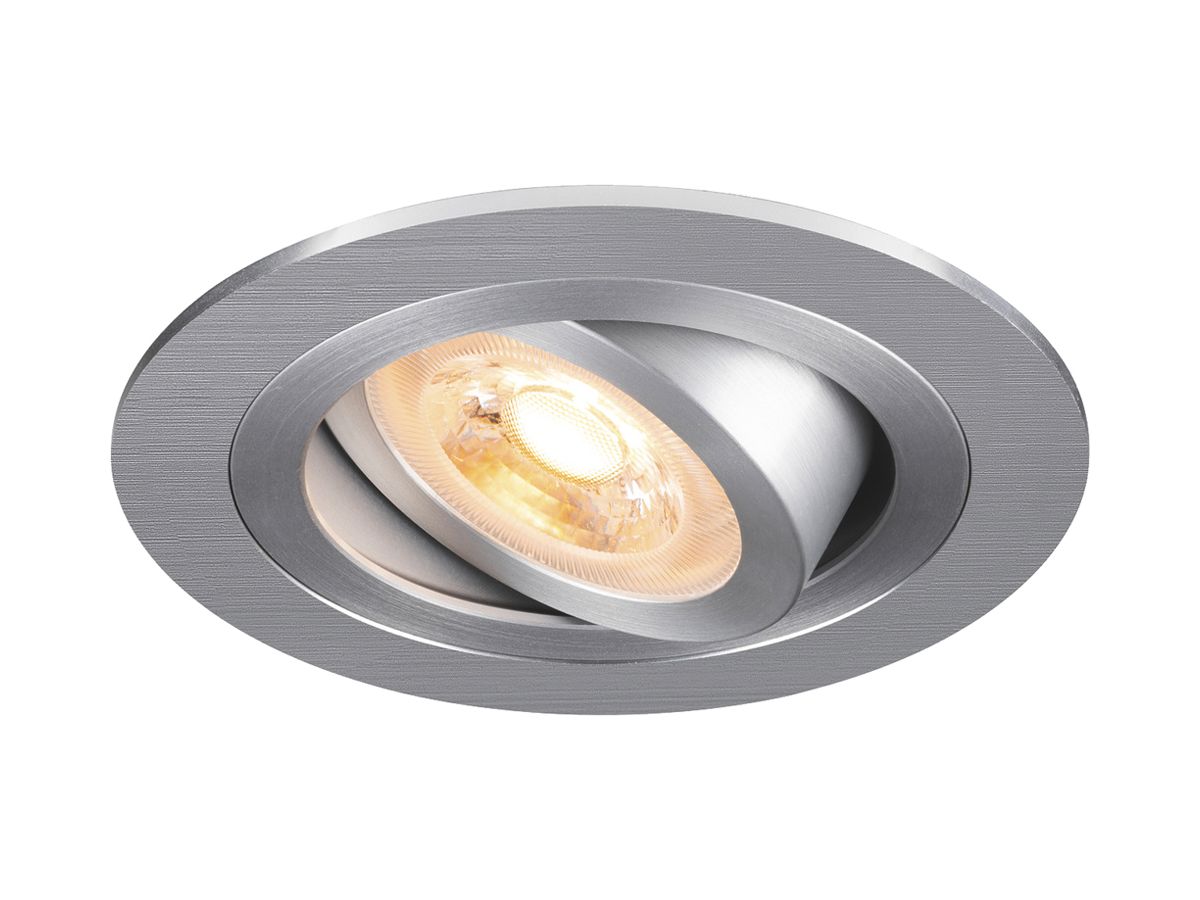 LED-Downlight SLV NEW TRIA 75 GU10 1×10W DIM Ø93mm Silber